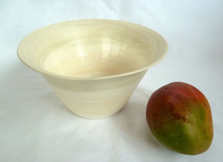 Porcelain bowl - Howth clays added